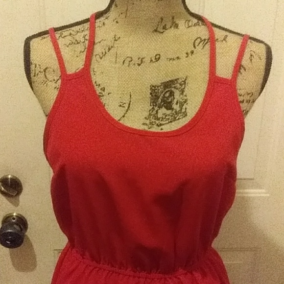 Red Summer Dress - Picture 2 of 5